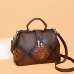 Vintage Mosaic Frame Satchel - Image 9