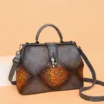 Vintage Mosaic Frame Satchel - Image 12