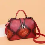 Vintage Mosaic Frame Satchel - Image 13