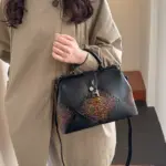 Vintage Mosaic Frame Satchel - Image 24