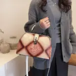 Vintage Mosaic Frame Satchel