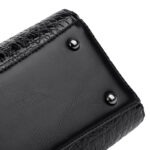 Croc-Embossed Dome Satchel detail view 18