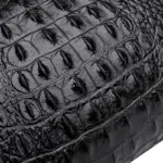 Croc-Embossed Dome Satchel detail view 19
