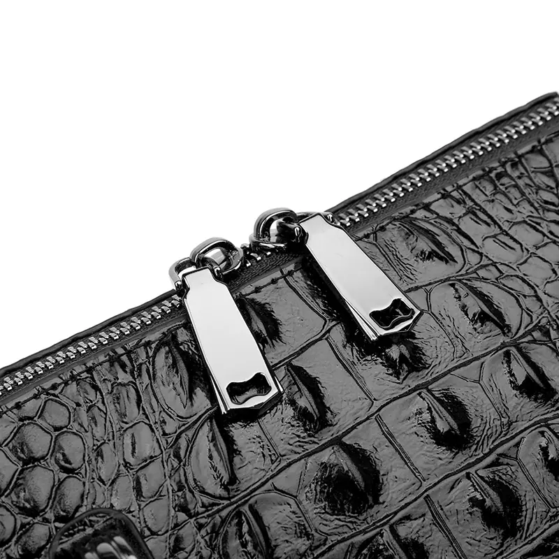 Croc-Embossed Dome Satchel detail view 22