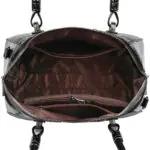 Croc-Embossed Dome Satchel detail view 24