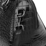 Croc-Embossed Dome Satchel detail view 30