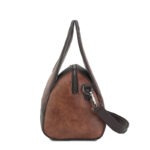 Floral Embossed Half-Moon Handbag detail view 3