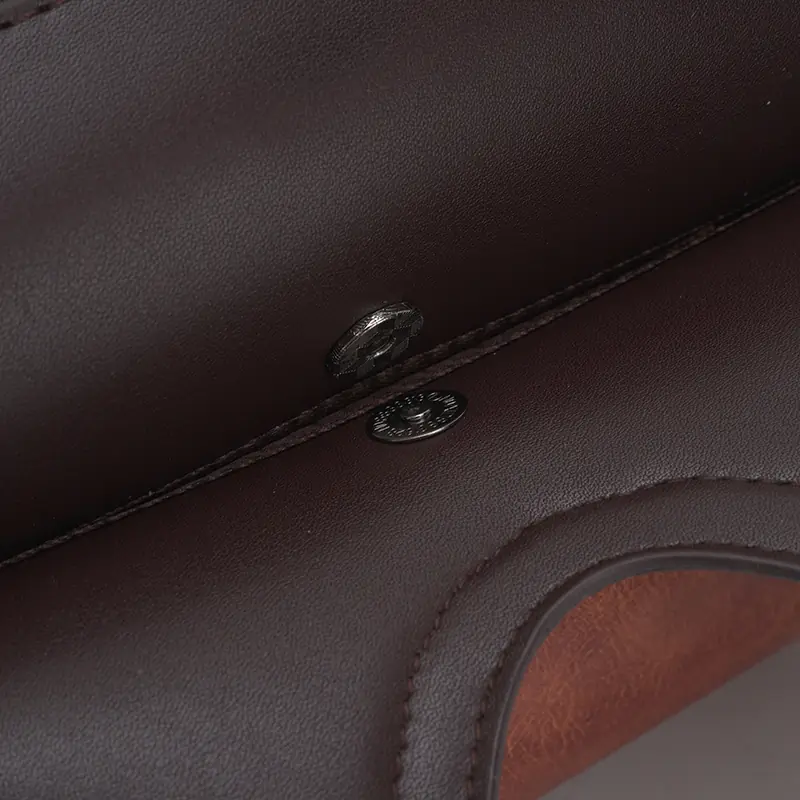 Floral Embossed Half-Moon Handbag detail view 10