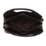 Floral Embossed Half-Moon Handbag detail view 11