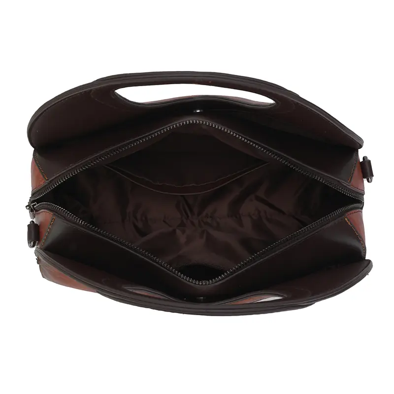 Floral Embossed Half-Moon Handbag detail view 11