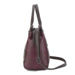 Floral Embossed Structured Tote detail view 3