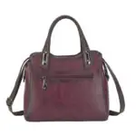 Floral Embossed Structured Tote detail view 4