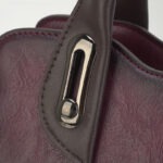 Floral Embossed Structured Tote detail view 6