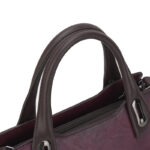 Floral Embossed Structured Tote detail view 8