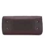 Floral Embossed Structured Tote detail view 10