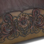 Floral Medallion Trapeze Handbag detail view 8