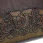 Floral Medallion Trapeze Handbag detail view 8