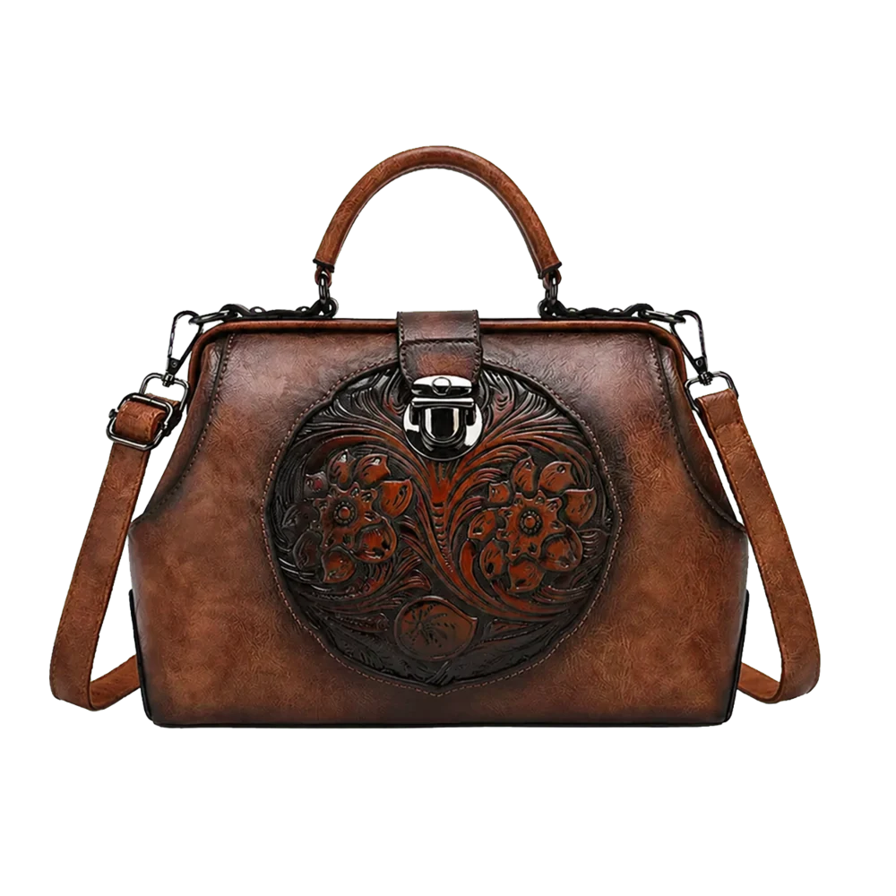 Vintage embossed handbag category